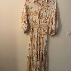 Lovestitch Floral Long Sleeve Maxi Dress